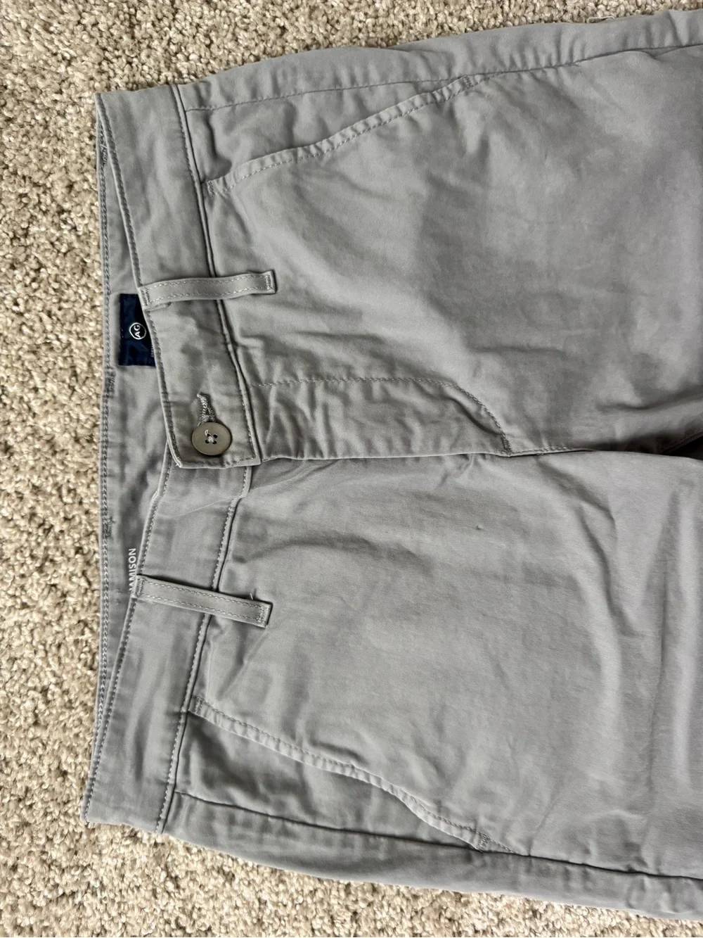 AG Adriano Goldschmied Men's Skinny Chino Pants in Light Gray